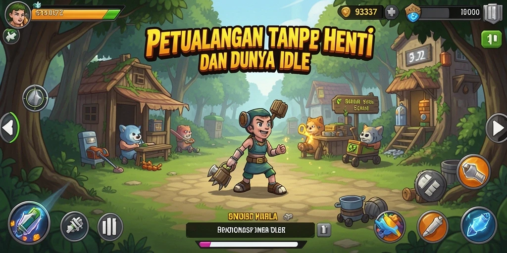 Tampilan gameplay seru dalam 93337 yang memukau.