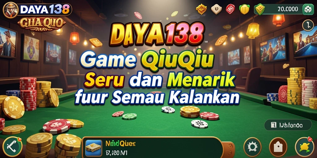 Tampilan gameplay QiuQiu yang menarik dan seru.