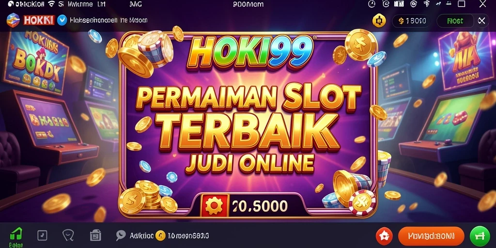 Screenshot gameplay HOKI99 menampilkan slot yang mengasyikkan dan tema beragam.