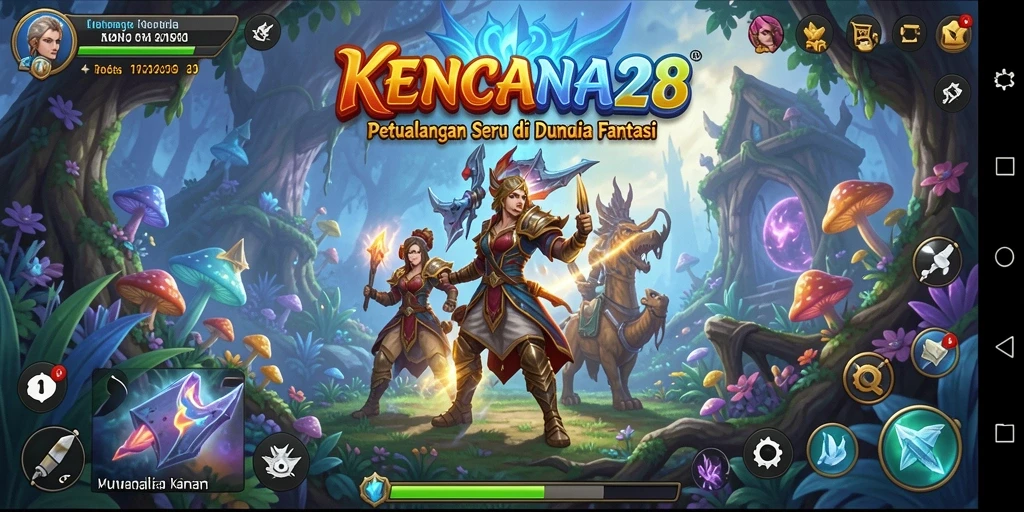 Gameplay seru KENCANA28 di dunia petualangan fantastis.