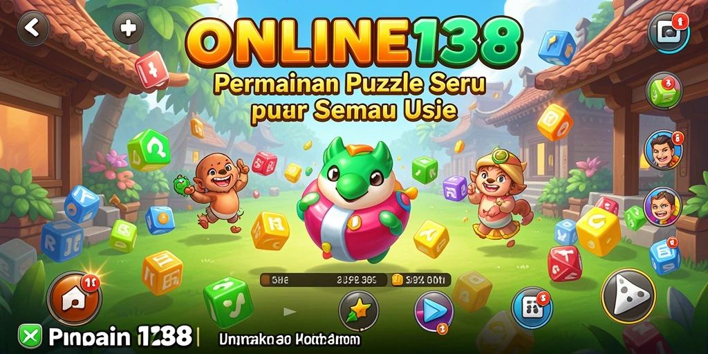 Tampilkan gameplay seru dari permainan Puzzle ONLINE138.