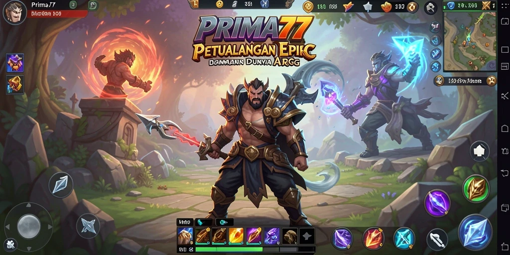 Tampilan menarik dari gameplay ARPG PRIMA77 yang mendebarkan.