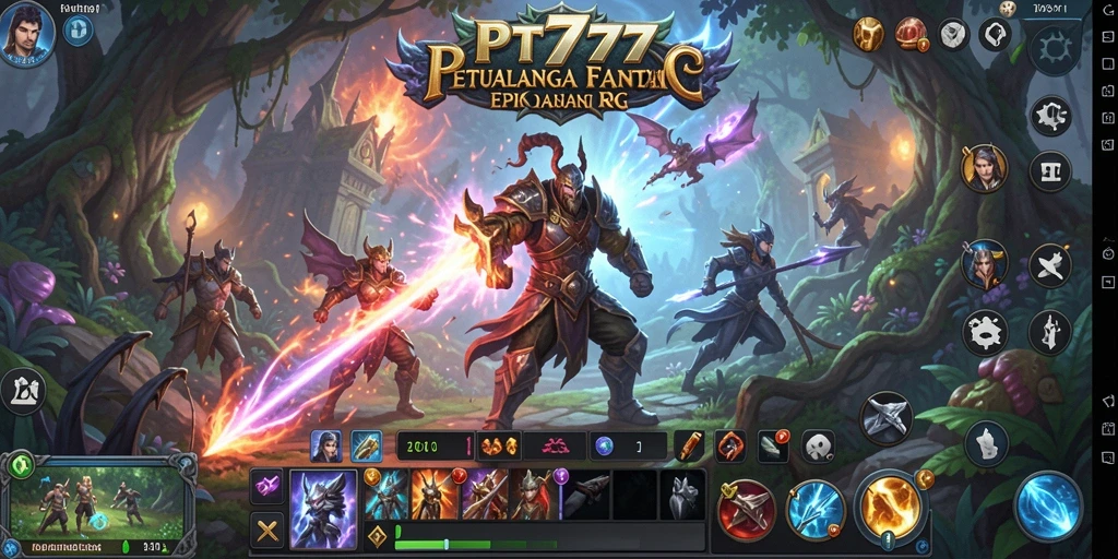 Gameplay mendebarkan dalam dunia RPG yang luas dan penuh petualangan.