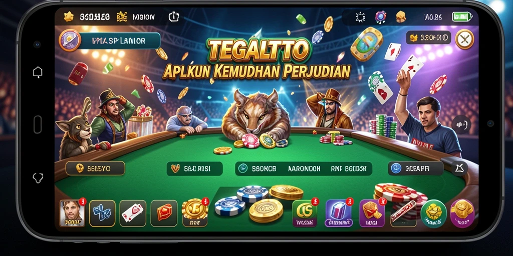 Screenshot TEGALTOTO menampilkan antarmuka aplikasi yang menarik dan informatif.